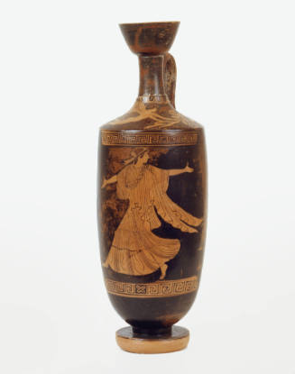 Red-Figure Lekythos (Oil Vessel)