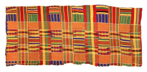 Kente Cloth (red, green, yelllow, blue)