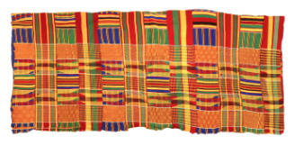 Kente Cloth (red, green, yelllow, blue)