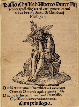 Man of Sorrows Seated
