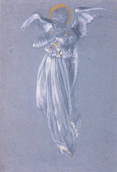 Draped Female Figure Study for "Light of The Incarnation"