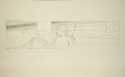 Study for Memphis on the Mississippi (Ode to Tom Lee)