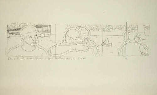 Study for Memphis on the Mississippi (Ode to Tom Lee)