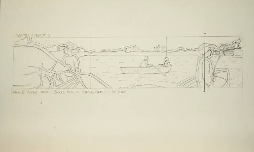 Study for Memphis on the Mississippi (Ode to Tom Lee)