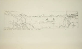 Study for Memphis on the Mississippi (Ode to Tom Lee)