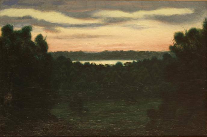 Sunset Over the Mississippi