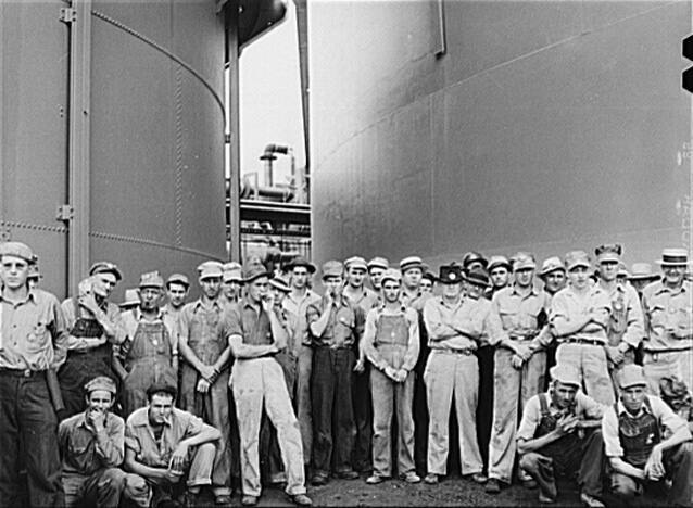 Workers at Safety Meeting, Wilson Dam, Alabama (Tennessee Valley Authority -TVA)
