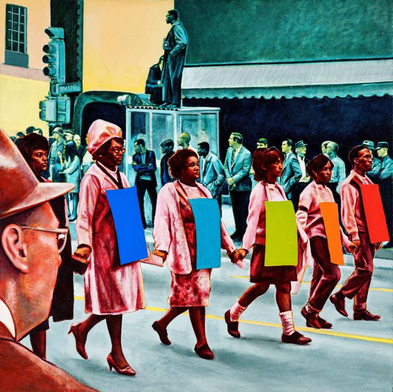 Rainbow Coalition - 1, Memphis Main Street, April 1968