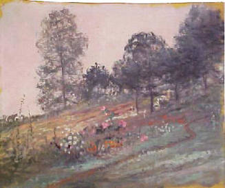 Hillside with Walnut Tree at "Oak Rued," Rockville, Maryland