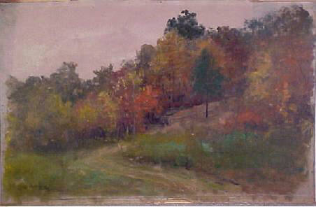 Roadway in the Autumn Woods, Rockville, Maryland