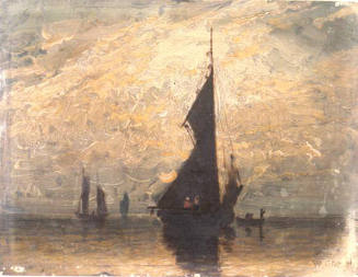 Sailboats at Sunset