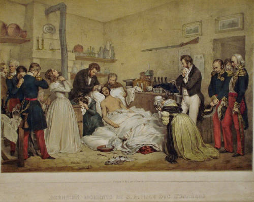 Derniers moments de S.A.R. le Duc d'Orleans