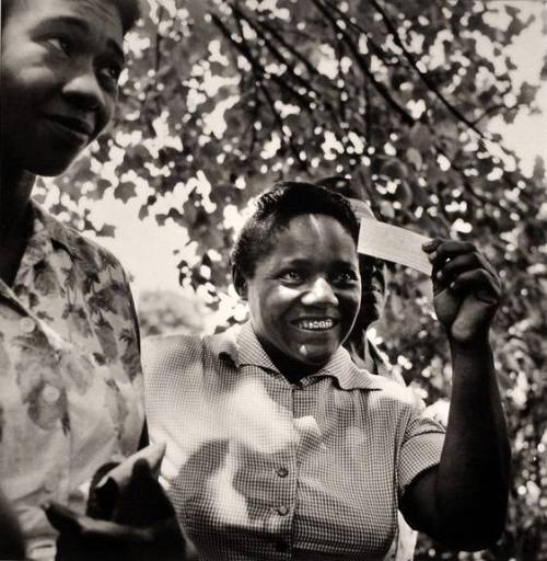 Young Woman Receives Voter Registration Card, Fayette County, Tennessee