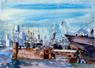 Untitled [Harbor Scene]