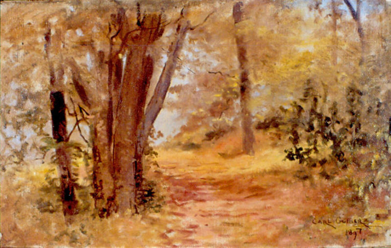 Path in the Autumn Woods, Maryland
