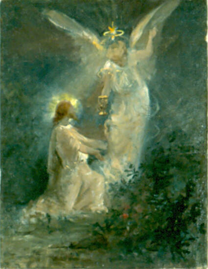 Christ with the Angel in the Garden of Gethsemane