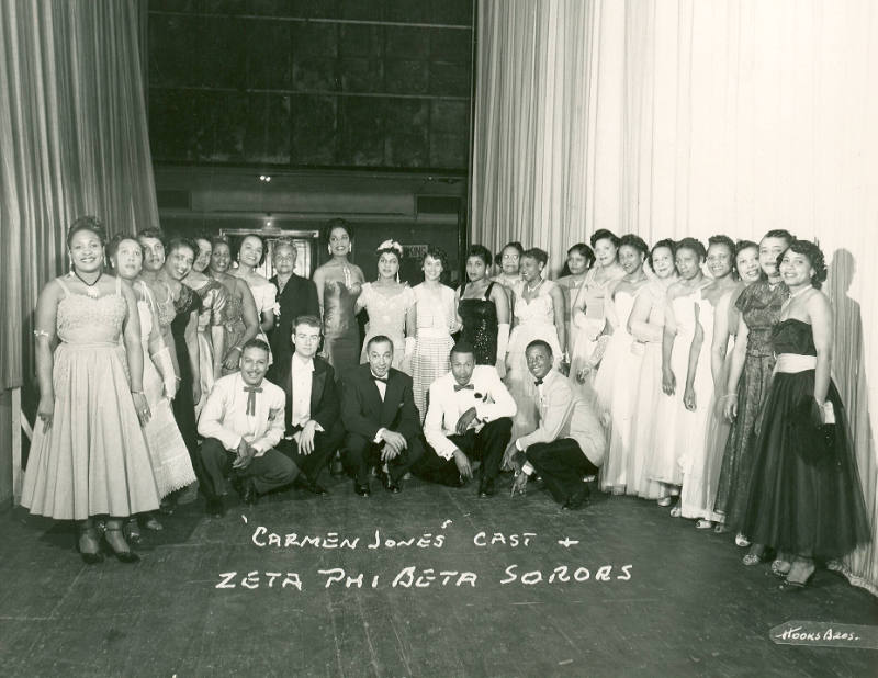 Zeta Phi Betas Present Muriel Rahn in "Carmen Jones" at Ellis Auditorium