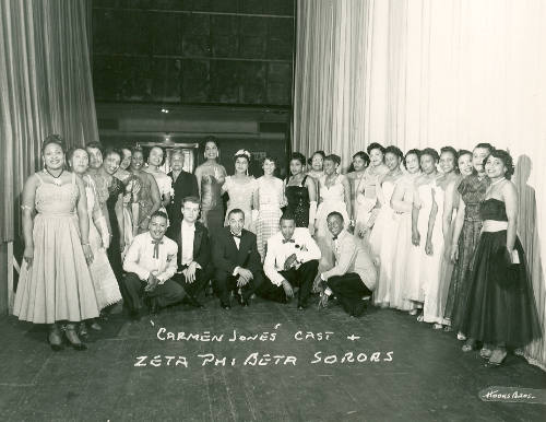 Zeta Phi Betas Present Muriel Rahn in "Carmen Jones" at Ellis Auditorium