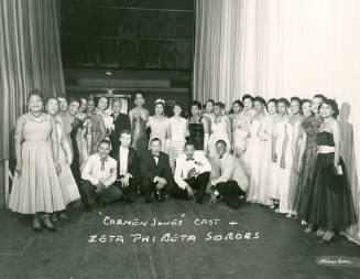Zeta Phi Betas Present Muriel Rahn in "Carmen Jones" at Ellis Auditorium