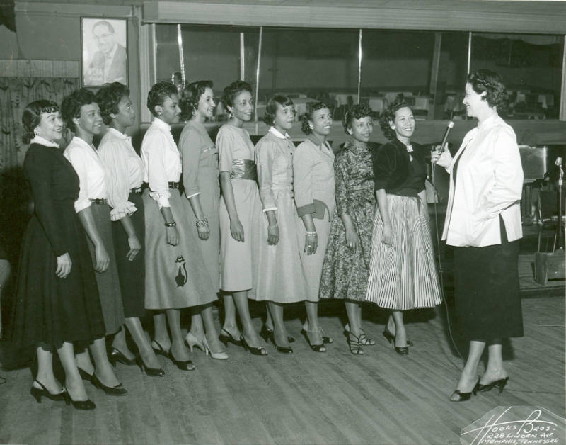 Ten of The Models to be Presented in a Fashion-Brunch Sponsored by The Silhouettes, Alphabettes, And Sigmarettes Easter Saturday