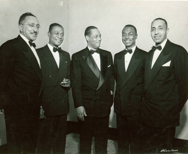 [Five Men in Tuxedos]
