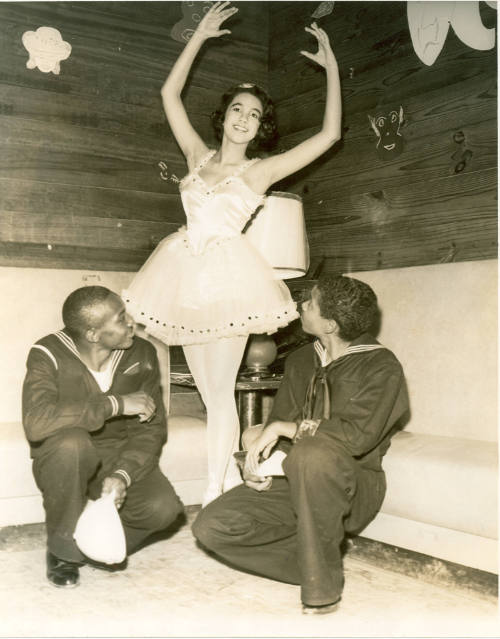 [Two Sailors with a Ballerina]