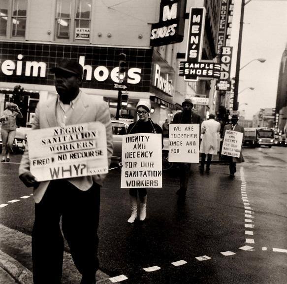 Demonstrators Marching, Memphis