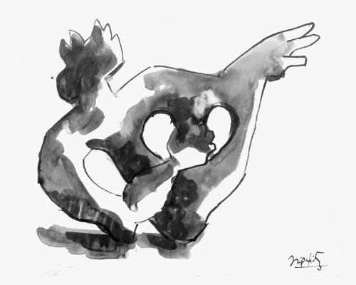 Study for "Benediction"