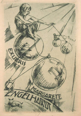 Bookplate for Margarete Engelhardt