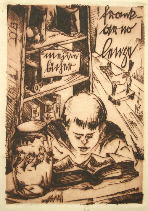 Bookplate for Frank Lenze