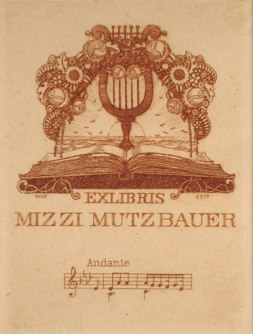 Bookplate for Mizzi Mutzbauer