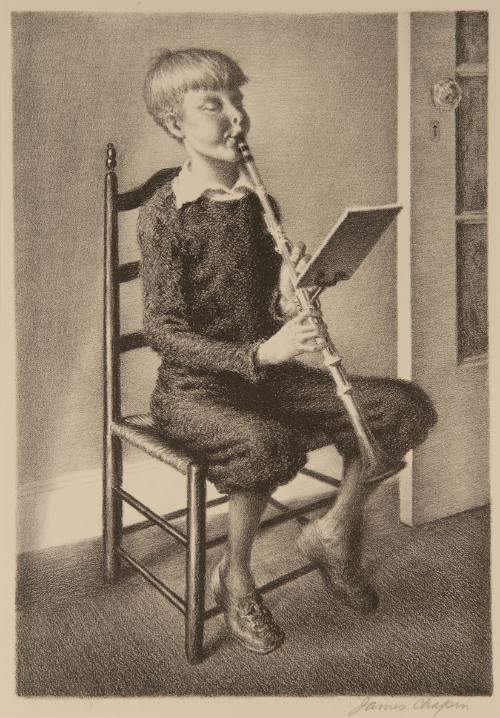 Boy Practicing