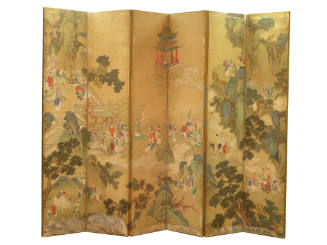 Screen Depicting the Paradise of the Taoist Immortals