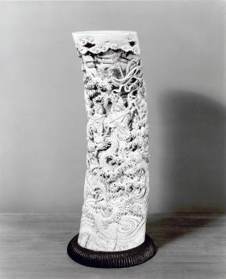 Carved Elephant Tusk