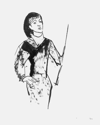 Self Portrait at Easel