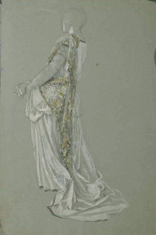 Draped Female Figure Study for "Light of the Incarnation"
