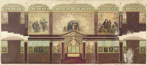 Mural Study #1, Council Room, Philadelphia City Hall