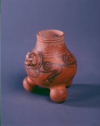 Jaguar-Headed Tripod Jar