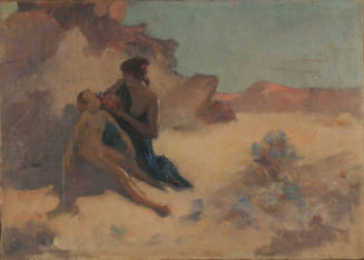 Woman Offering Wine to a Young Man
