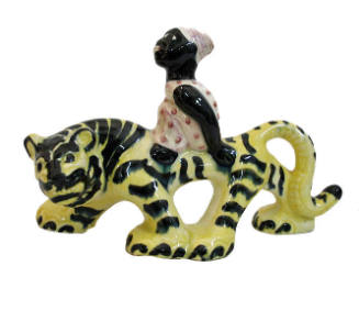 Woman on Tiger