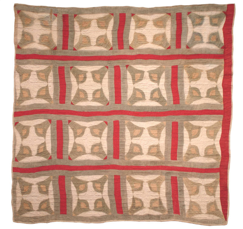 Quilt, Turkey Trot or Tulip Pattern