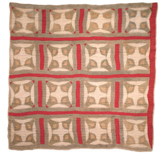 Quilt, Turkey Trot or Tulip Pattern