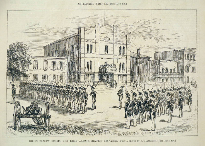 The Chickasaw Guards and Their Armory, Memphis, Tennessee