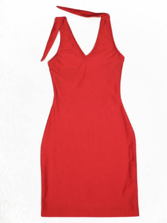 Halter Dress with Skirt