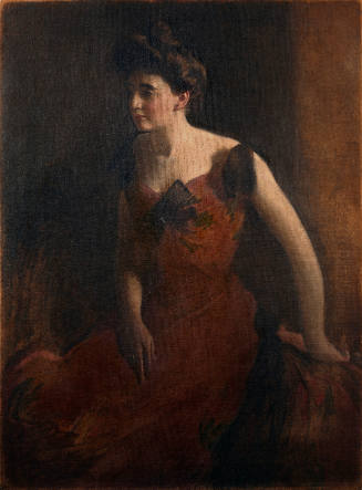 Woman in a Red Dress