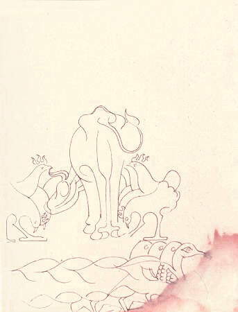 Cow and Chickens