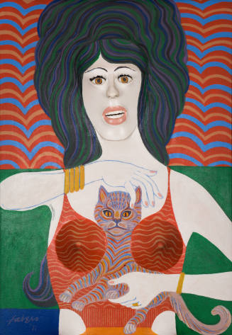 Woman with Cat