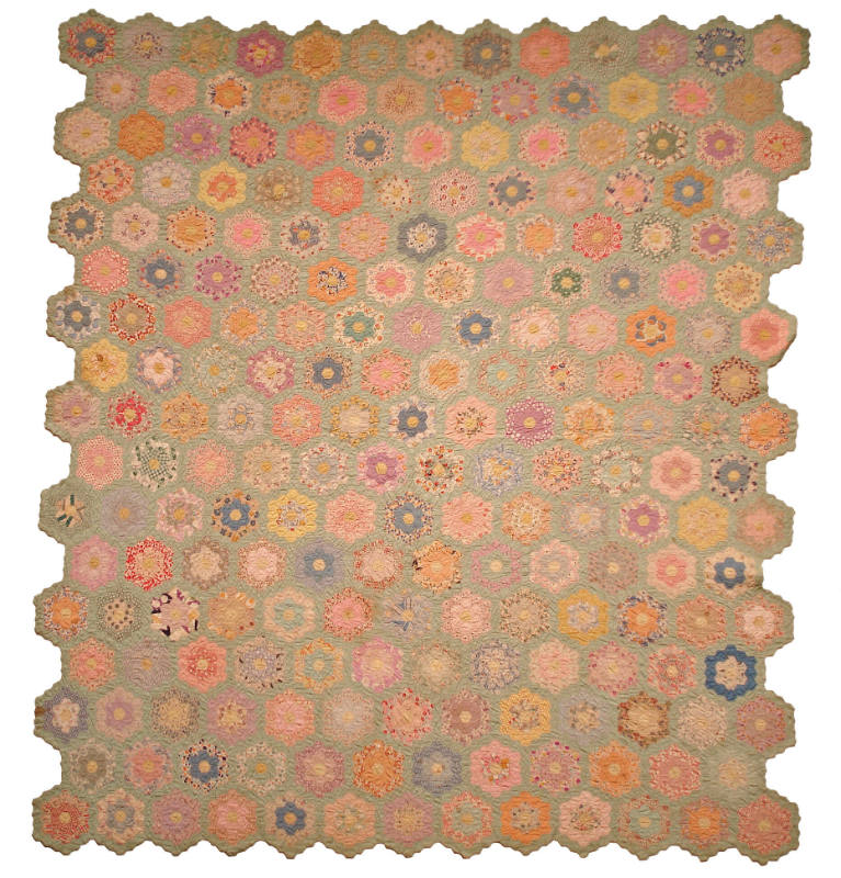 Quilt, Flower Garden Pattern