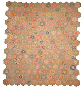 Quilt, Flower Garden Pattern