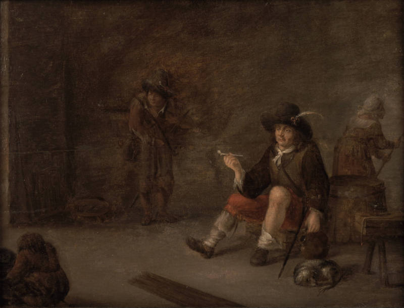 Interior with Soldiers